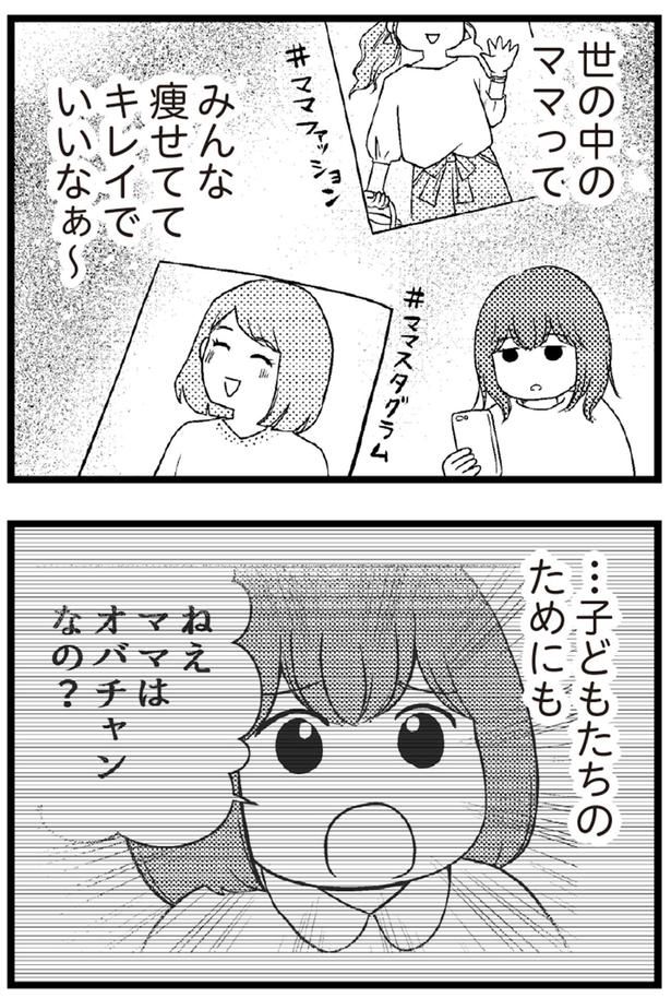 みんな痩せててキレイでいいなぁ （C）涼子、海原こうめ／KADOKAWA