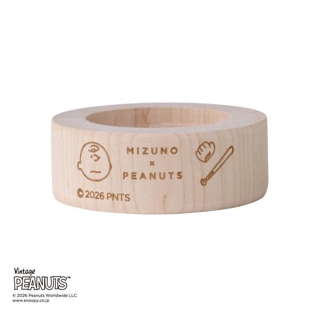チャーリー・ブラウンの刻印がかわいい「PEANUTS サインボール台」(1870円) (C) 2026 Peanuts Worldwide LLC