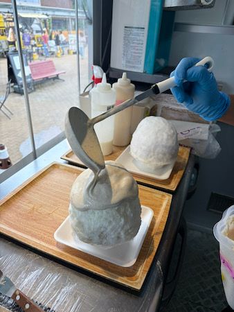 【茨城県笠間市】ラーメン屋「活龍道の駅かさま店」が夏限定の“羽衣かき氷”をキッチンカーで販売