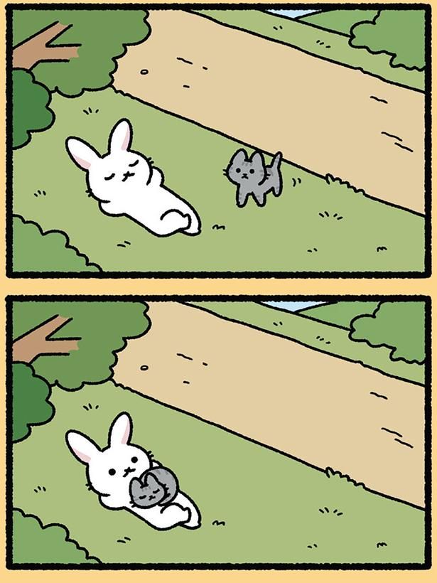 寝ていると… （C）ぱんだにあ／KADOKAWA
