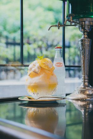 【奈良県奈良市】「喫茶52」看板ドリンク2種が、最後は本来の姿へ変化する夏限定かき氷として登場！