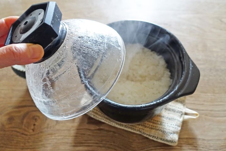 HARIO（ハリオ） フタがガラスのご飯釜 1～2合