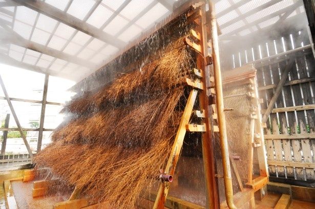 自然の力で源泉を冷ますので、環境にもやさしい「湯雨竹」 画像提供：ひょうたん温泉