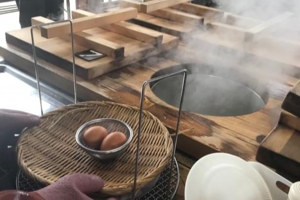 地獄蒸しは別府鉄輪に古くから伝わる食文化である