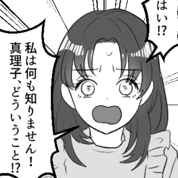 不倫旅行のアリバイ作りに協力したことを否定する女性 画像提供：mamagirl編集部/瀬戸うなぎさん