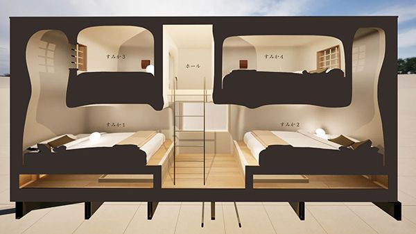 【北海道大樹町】Moving Inn「HOTORI」に新寝室・巣庵誕生！巣に還るように眠る空間