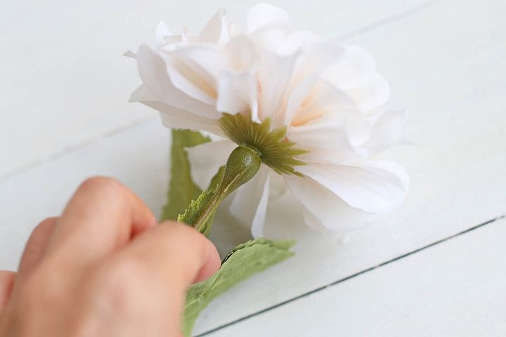 花と茎に分ける