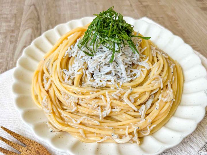 「大葉しらすパスタ」レシピ