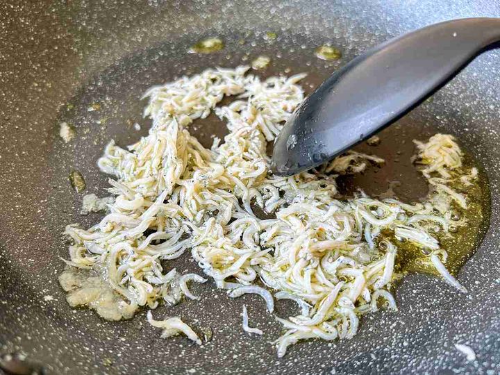 「大葉しらすパスタ」レシピ