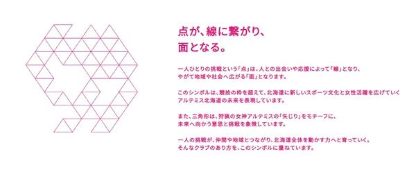 Vリーグ所属の女子プロバレーボールチーム「アルテミス北海道」が、チームロゴを刷新