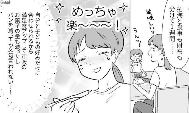【スカッと漫画】「自炊すれば安く済むだろ？」生活費をケチる夫に現実を見せた出来事【第8話】
