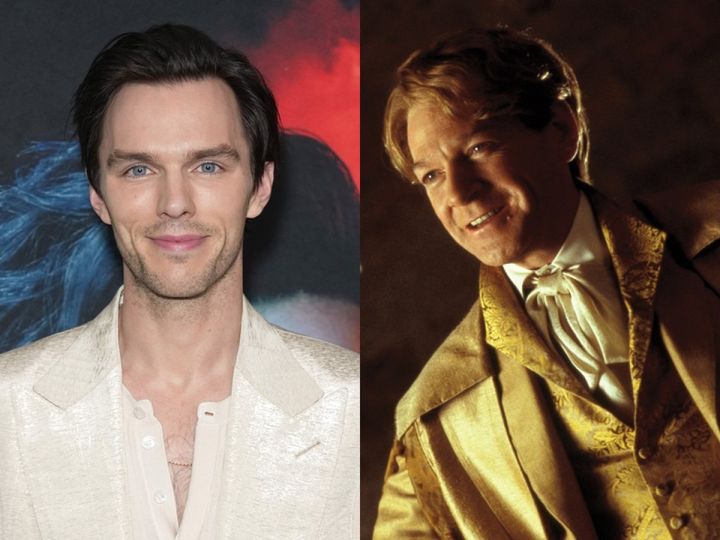 （左から）ニコラス・ホルト、ケネス・ブラナー演じるギルデロイ・ロックハート 写真提供：AFLO width=