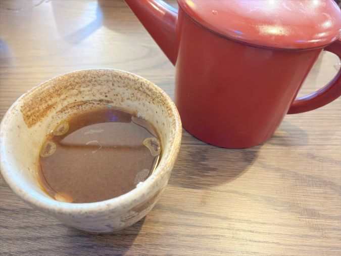 お蕎麦の丈二 そば湯