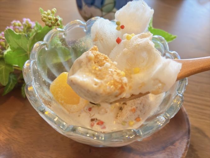 お蕎麦の丈二 丈セット そば茶アイス