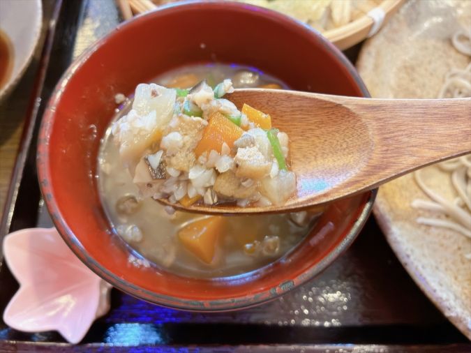 お蕎麦の丈二 丈セット けんちん汁
