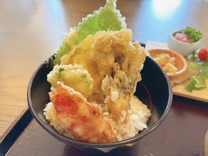 お蕎麦の丈二 丈セット 小天丼