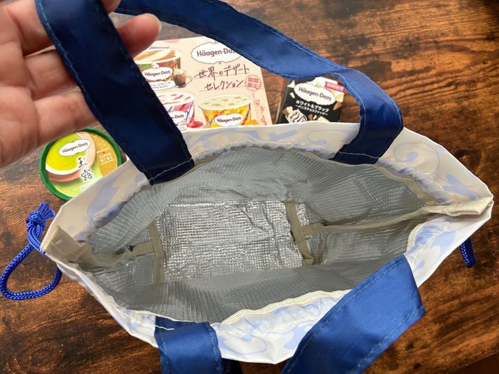 選べる2種類の保冷バッグ付き！ハーゲンダッツのオリジナルセット