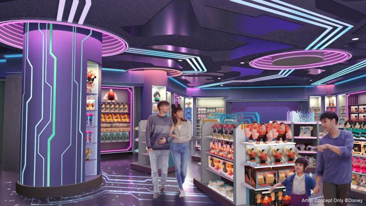 商品店舗「ピクセル・プリズム」の内観イメージ