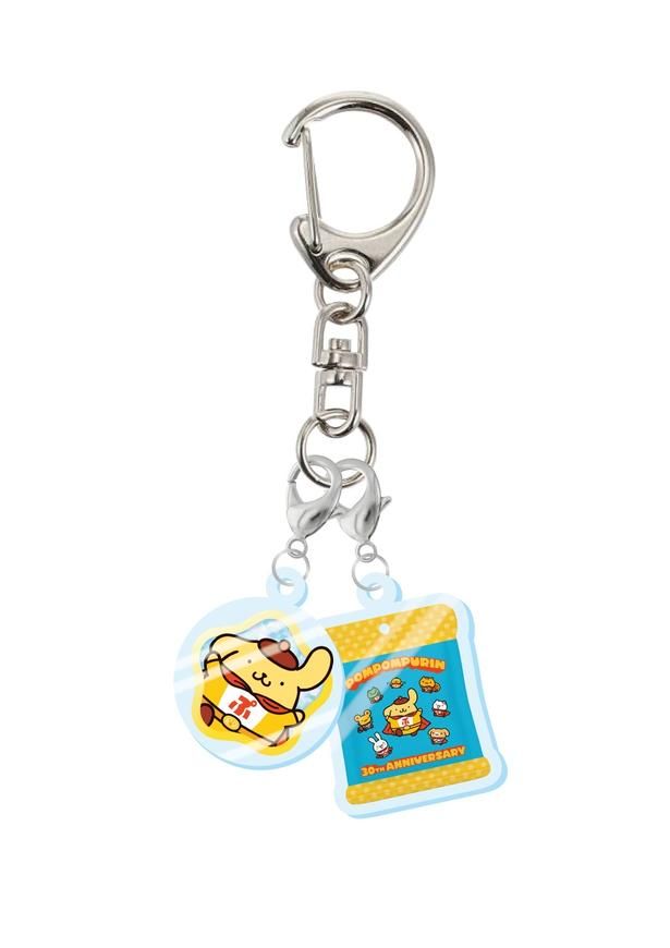 3種類の「限定デジタルバッジ」をコンプリートすると、「ポムフェス」会場で「限定アクリルチャーム」が手に入る！ ※画像はイメージです
