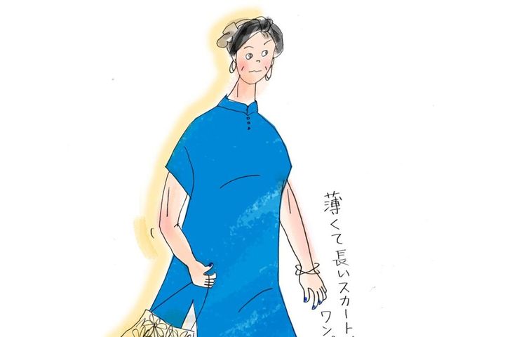 70代からのおしゃれは「風通し」が大事！本田葉子さんが縫ったコットンスカート2枚と夏小物
