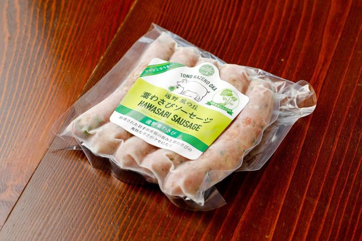 道の駅遠野風の丘で販売しているソーセージ