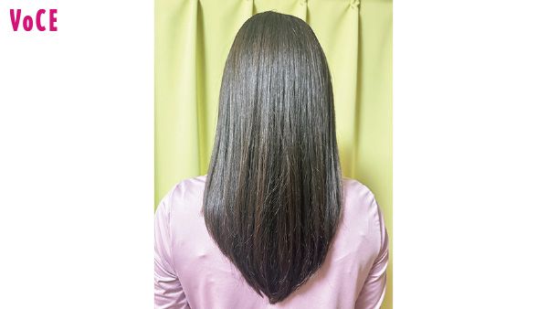 風になびくようなさらさら髪に