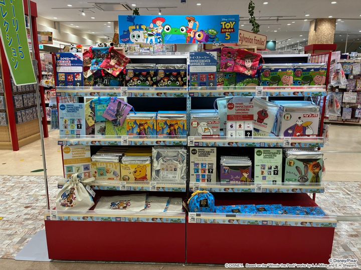 ブラインドパッケージ仕様の巾着・ランチ巾着の売り場