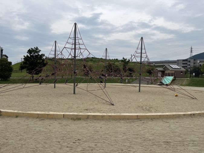 山ノ鼻古墳公園 ロープジャングルジム