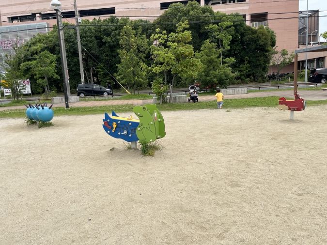 山ノ鼻古墳公園 スプリング遊具