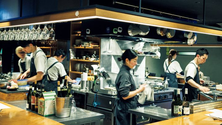 赤坂〈Yorgo〉店内 調理場