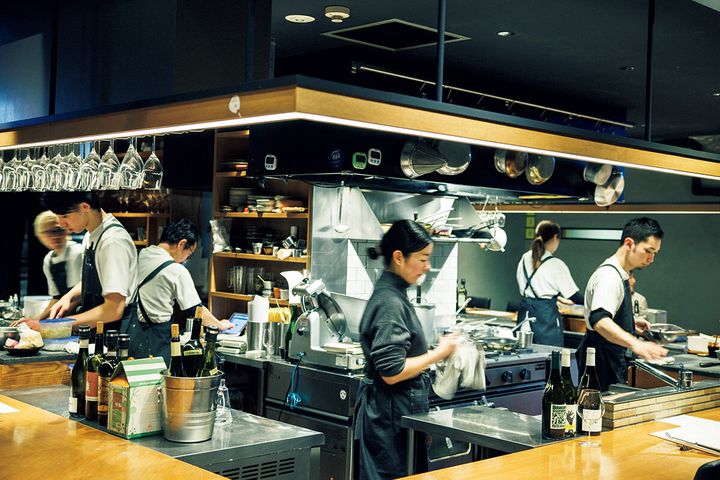 赤坂〈Yorgo〉店内 調理場