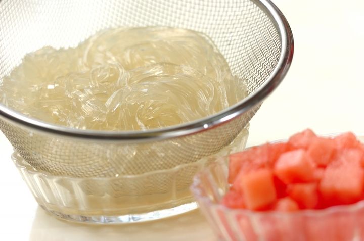 小豆ところてんの下準備1