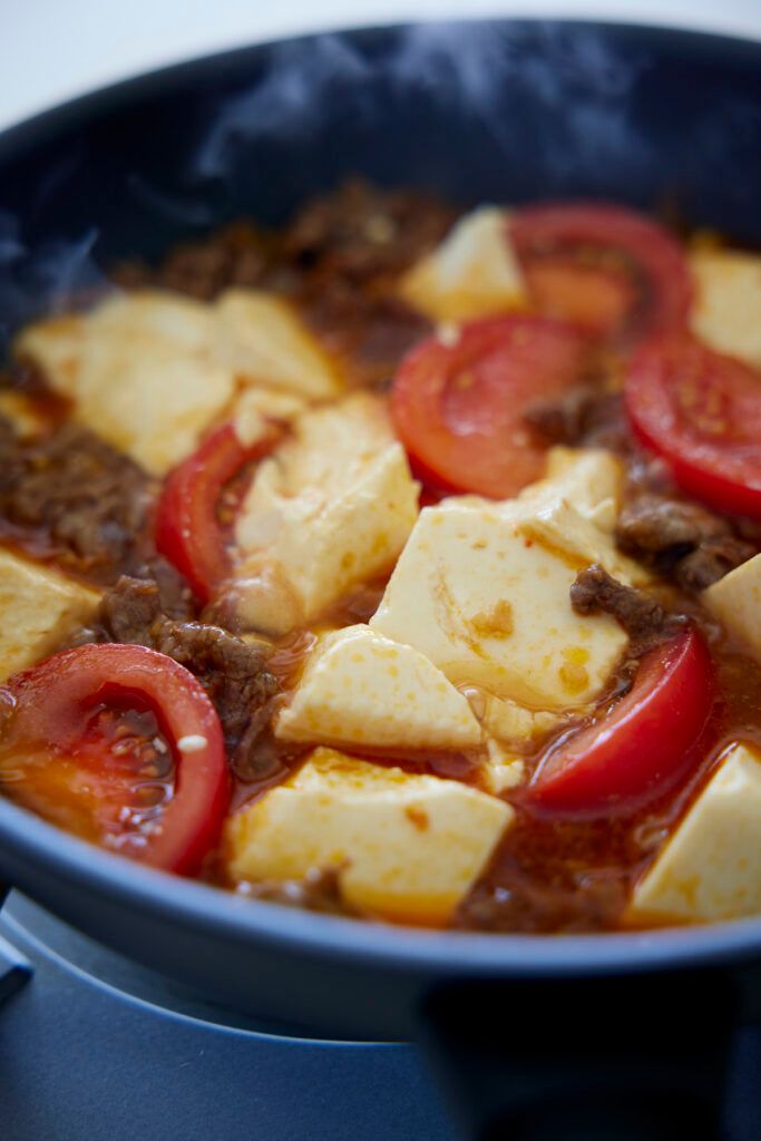 麻辣トマト肉豆腐