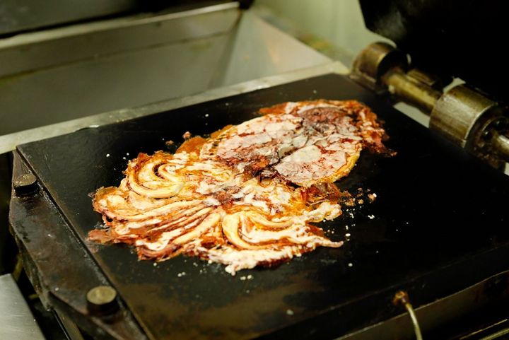 道の駅いわき・ら・ら・ミュウ内で販売している「いかの姿焼き」
