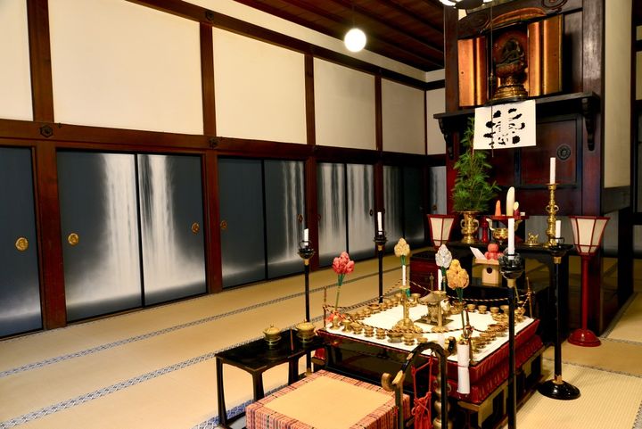 高野山 金剛峯寺 千住博画伯 障屏画 襖絵