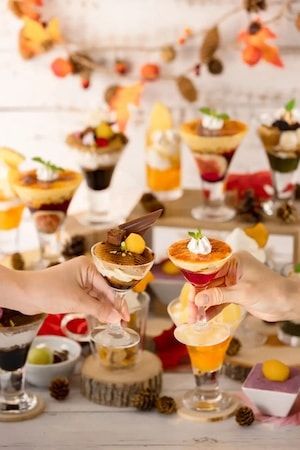 【福岡県福岡市】福岡サンパレスで秋パフェ食べ放題！好きなパフェを決める「推しパフェ総選挙」も