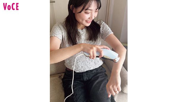 高速連続照射でサクッとケアできる