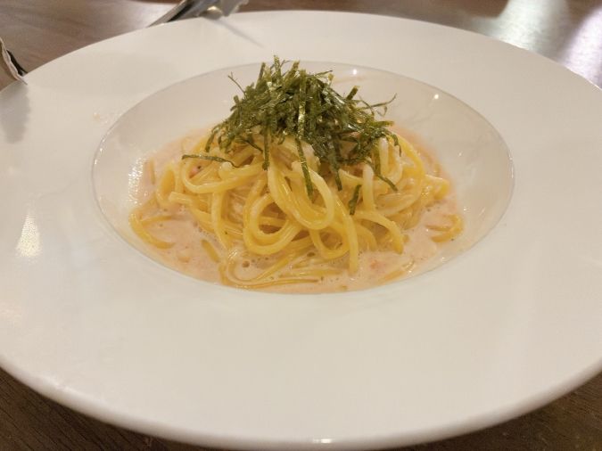 ビストロレオン 明太クリームパスタ