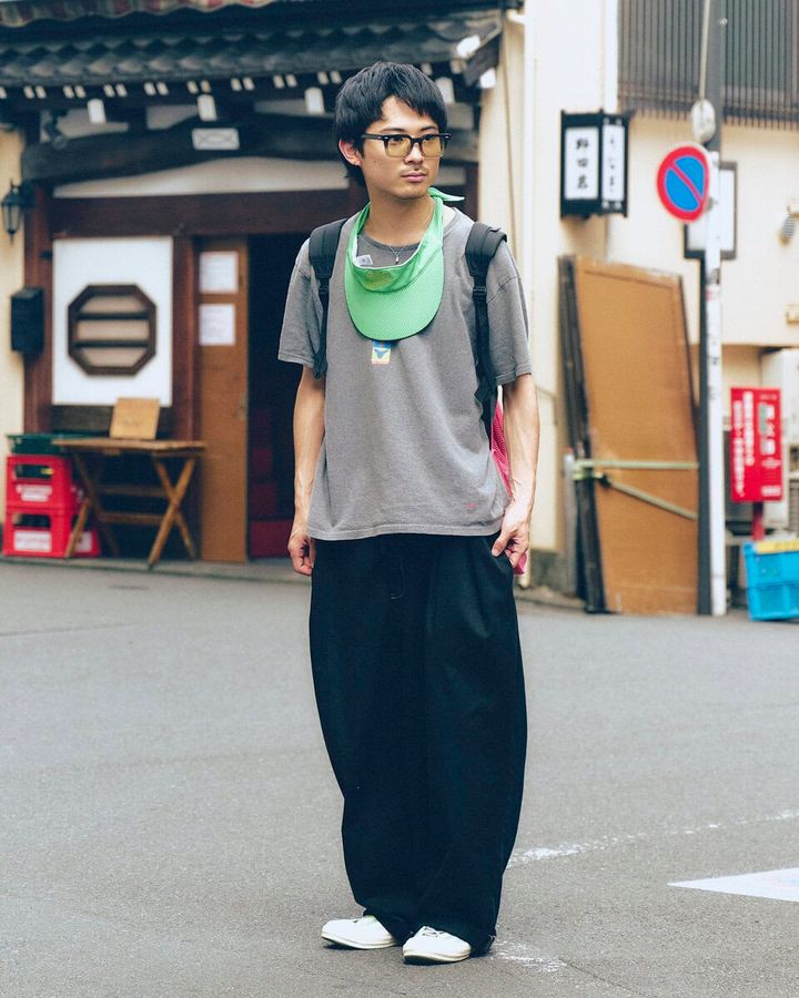 【20代スナップ＠下北沢】夏は“メッシュ”を取り入れて気持ち暑さを緩和