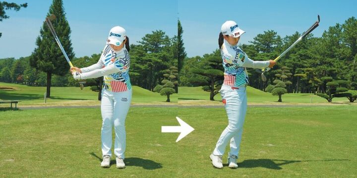 フォローで足が斜めになる人は要注意！アプローチでミスを出さないコツ