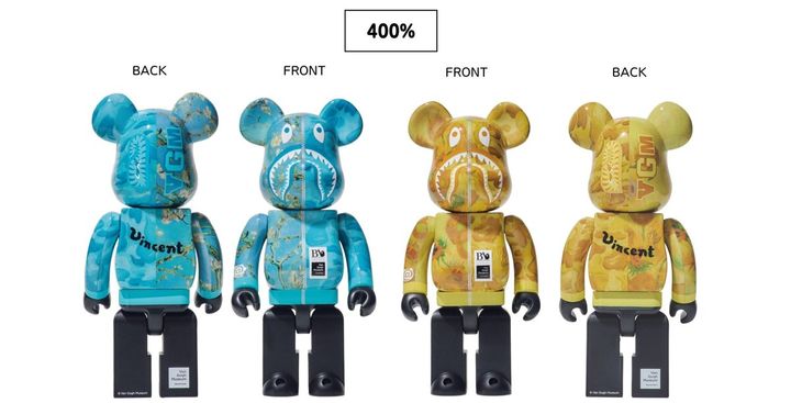 ゴッホの名画を落とし込んだSHARK BE@RBRICK
