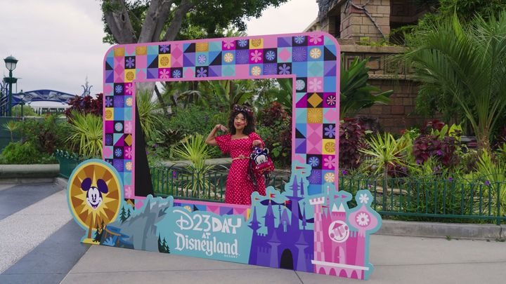 D23 Day at Disneylandのフォトスポット(公式映像より)