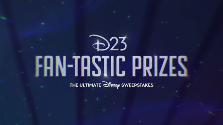 D23 FAN-TASTIC PRIZES: The Ultimate Disney Sweepstakesのロゴ(公式映像より)