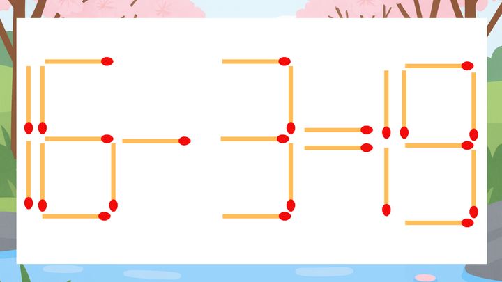 【マッチ棒クイズ】1本だけ動かして正しい式に：16-3=19？の問題画像