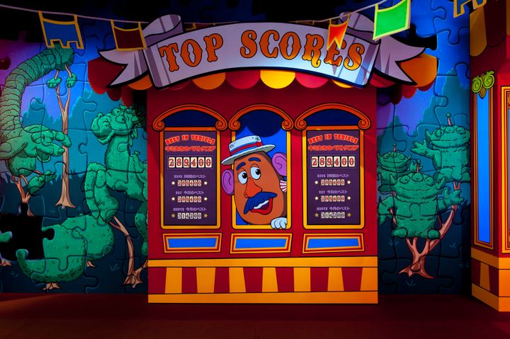 TOP SCORESのスコアボード