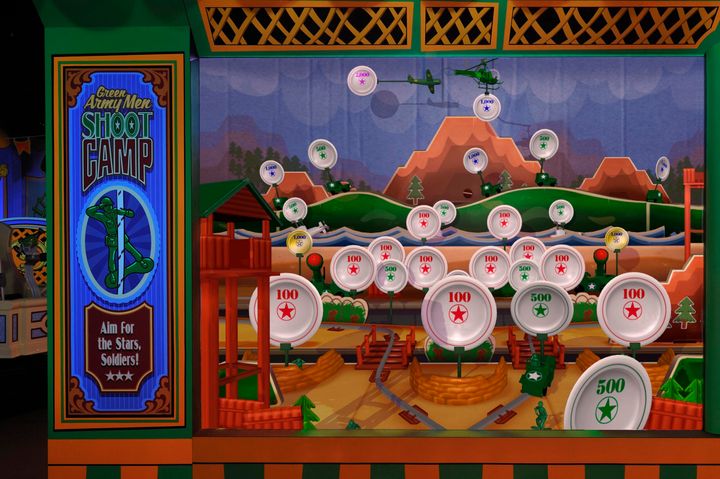 Green Army Men Shoot Campのゲーム画面