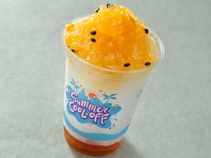 シェイブアイス（トロピカルフルーツ＆ティーゼリー）