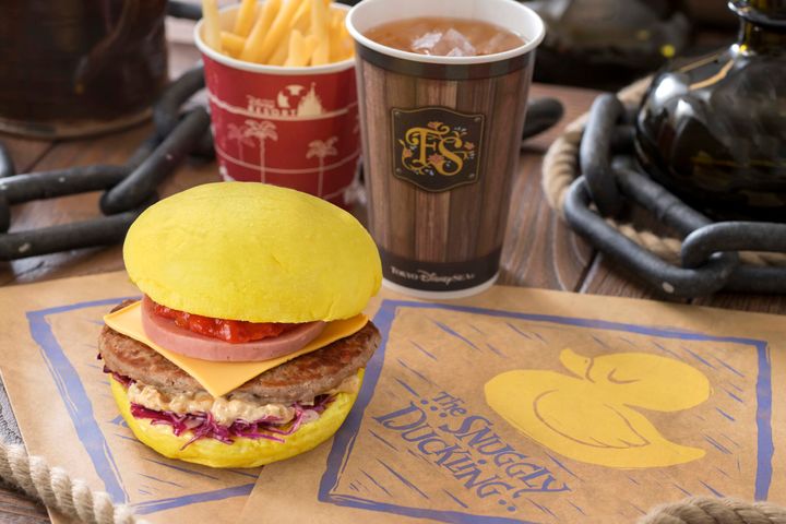 ダックリングドリームチーズバーガーのセット
