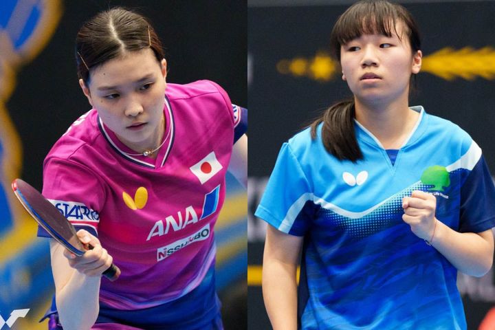 橋本帆乃香、彭郁涵（C）WTT