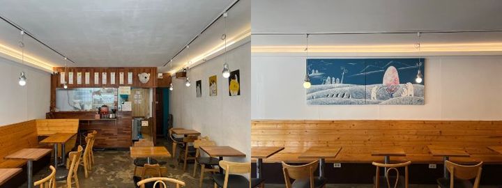 店内のいたるところに涼しげなアートが／提供：プビン
